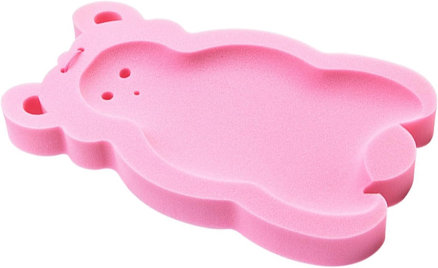 Newborn Skid Proof Sponge Mat Soft Thicken Baby Bathtub Sponge Cushion Infant Bath Time Safety Portable (Pink)