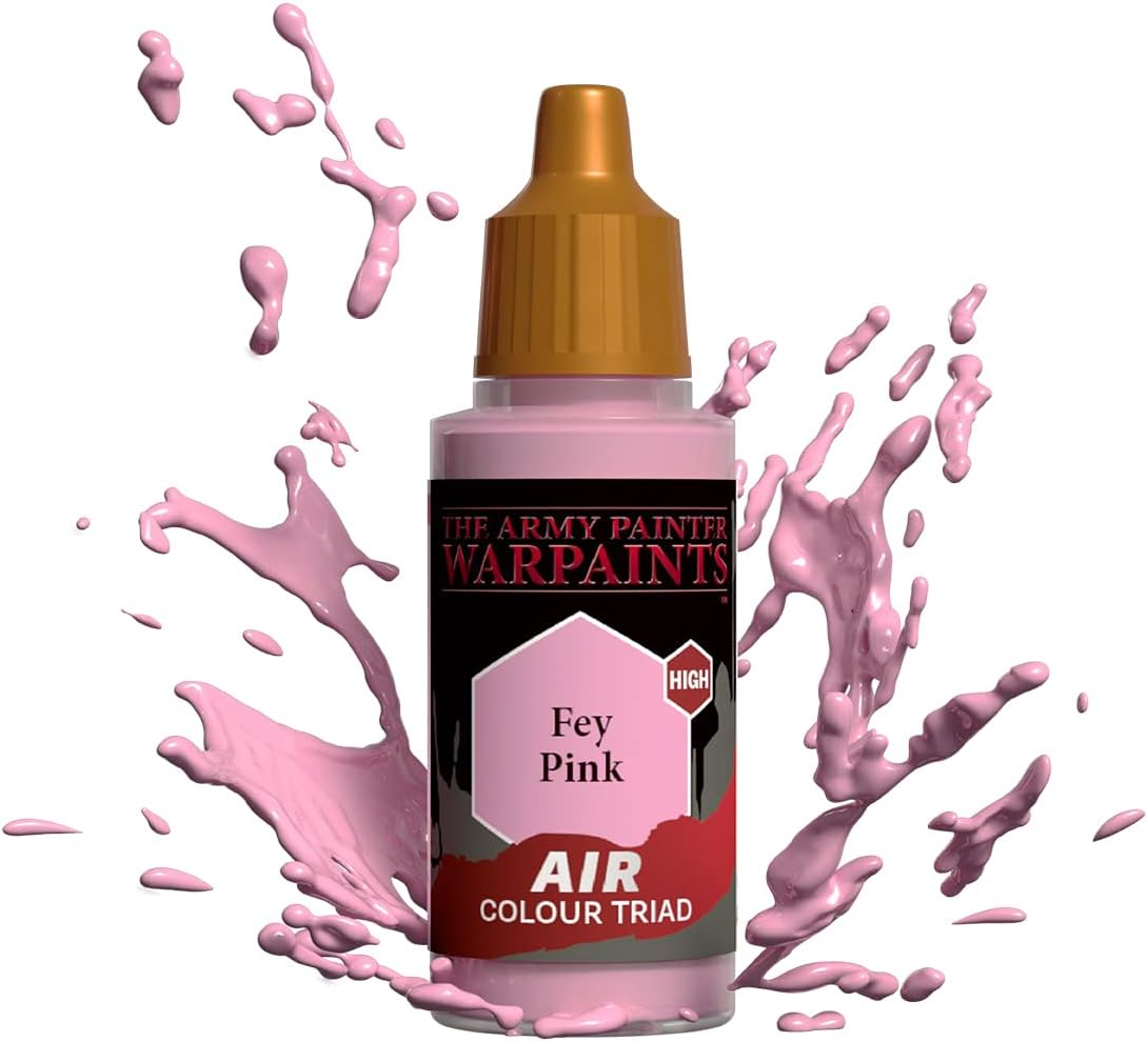 The Army Painter Warpaints Air Fey Pink - Pintura para aerógrafo a base de agua - pintura acrílica e imprimación para juegos de rol de mesa, juegos de mesa y pintura de modelos en miniatura de juegos de guerra