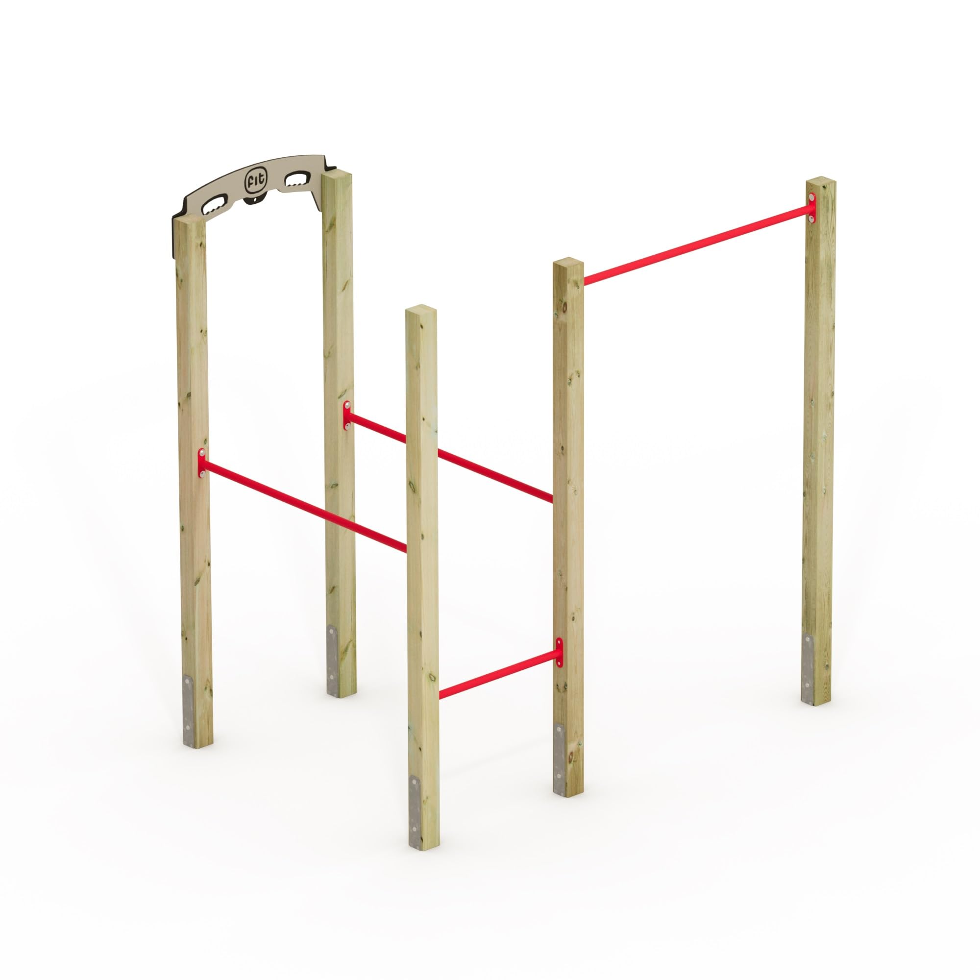 Wickey Attrezzo fitness – Fit Base 510 – Outdoor Palestra Palestra per casa, arrampicata e sport per ragazzi e adulti in giardino con barra per trazioni