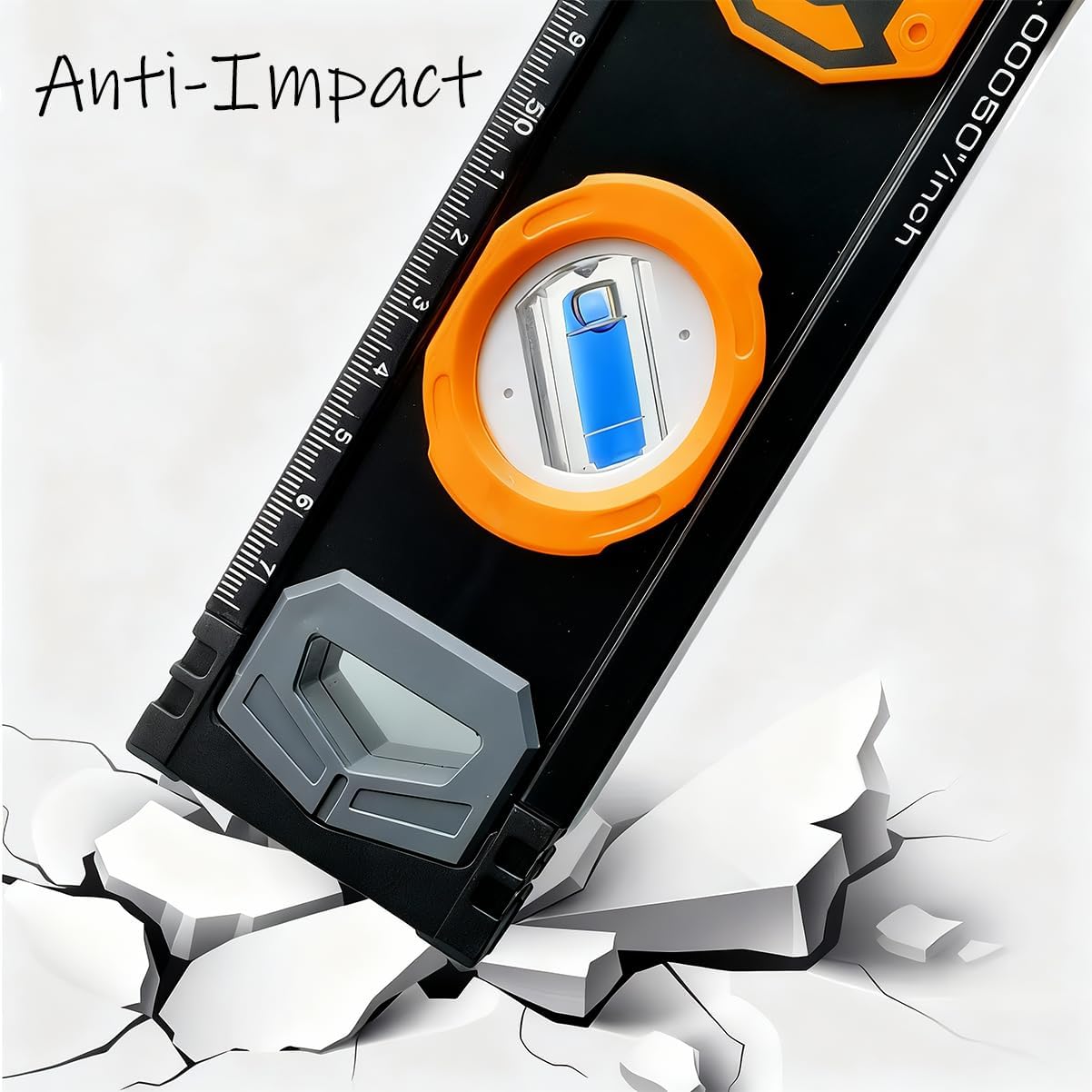 32 inch Level,Powerful Magnetic,Aluminum Alloy,3 Bubble Level,Metric Scales.