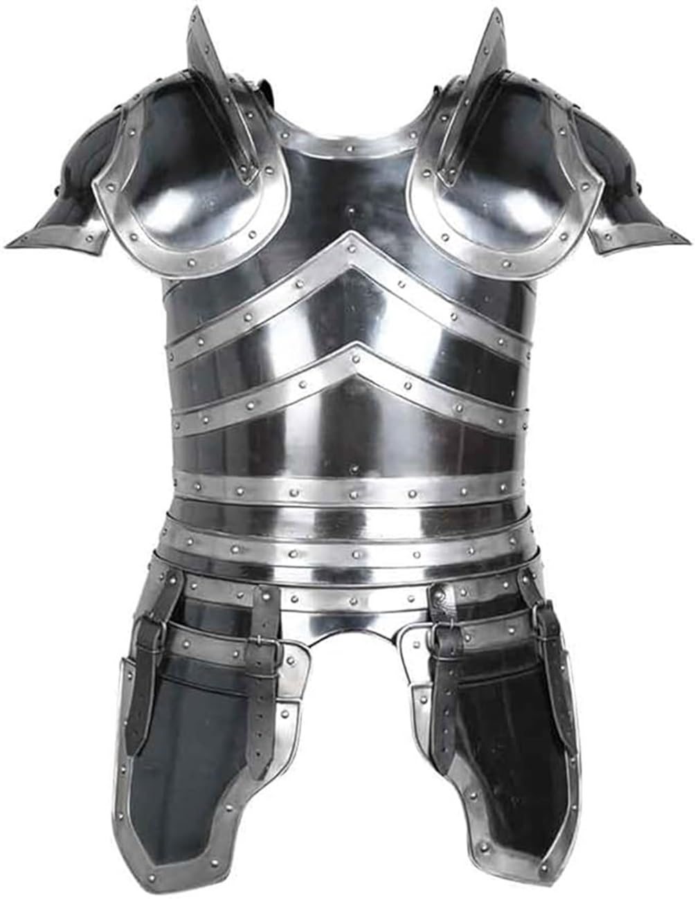 Edward Darkened Armour Set LARP Reenactment Nero, AM0382