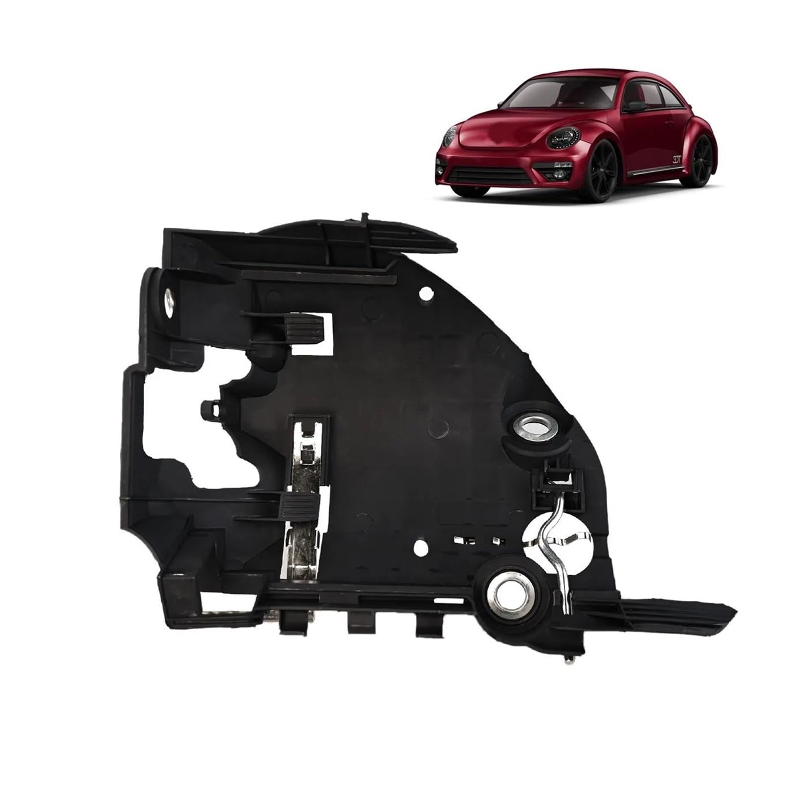 Faro Antiniebla Rejilla para Beetle para Cabrio 2006-2010 1C0941053 1C0941054 Soporte De Faro Delantero Soporte De Faro Faro Antiniebla Cubrir(Right Side)
