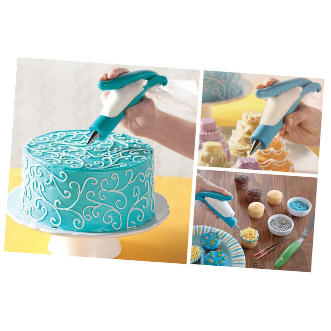 Alipis 18piezas Kit De Para Pasteles Boquillas y Bolsas De Icing Multifuncional De Decoración De Tartas Fondant y Para Repostería