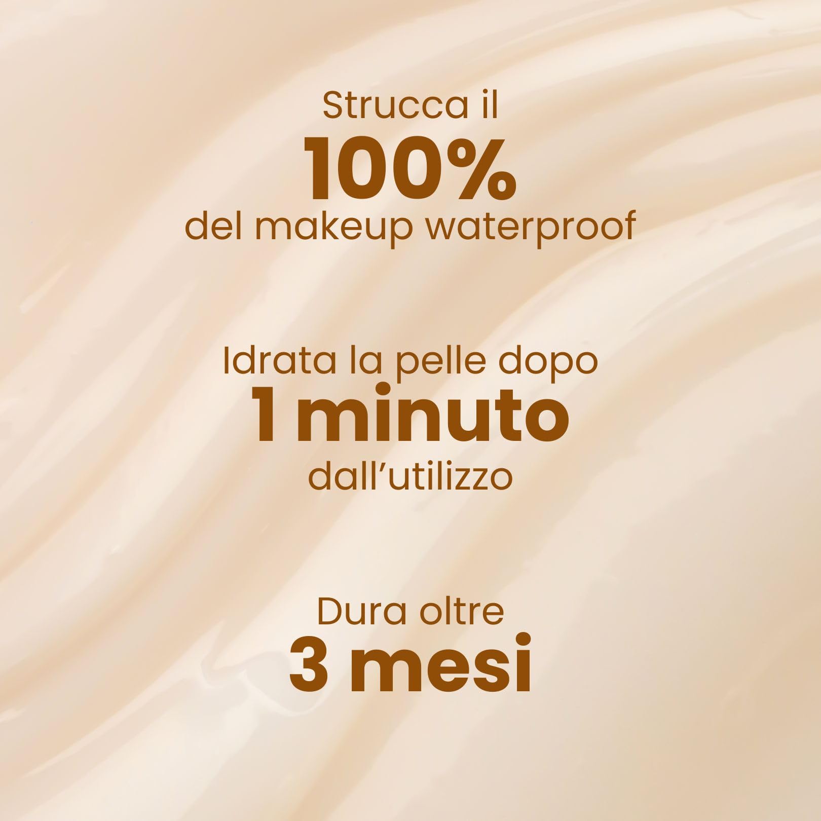 Enooso - Burro Struccante Viso e Occhi Waterproof, Sollievo Immediato e Antiossidante, Balsamo Struccante Solido Idratante con Bakuchiol, Vitamina E, Olio di Moringa e Cocco, Pelli Sensibili, 50g