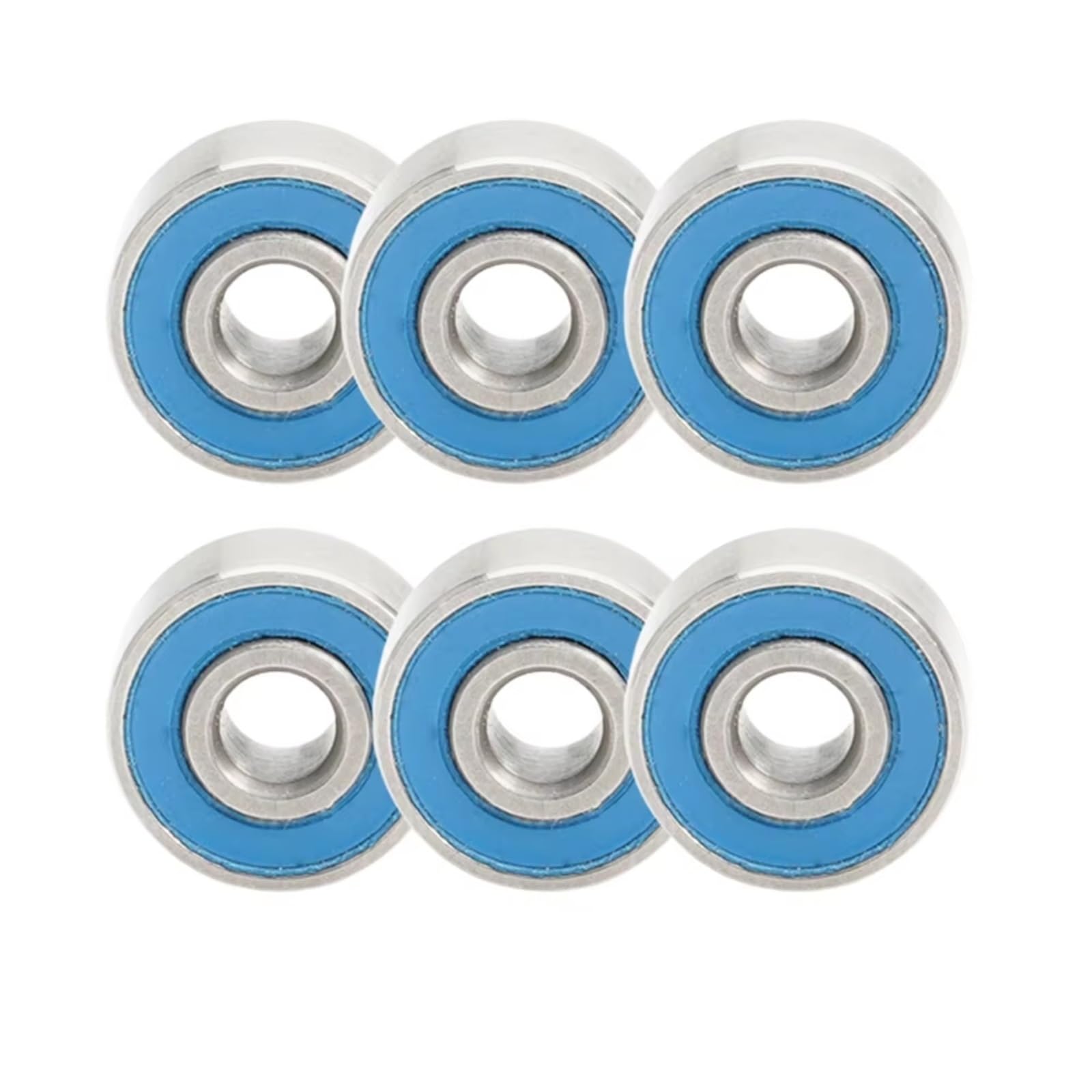 Cojinetes RC para 6 Piezas Rodamiento De Bolas para Eje ABEC-3 R2RS Rodamientos Sellados Azules para Aficionados Coche RC Accesorios De Actualización