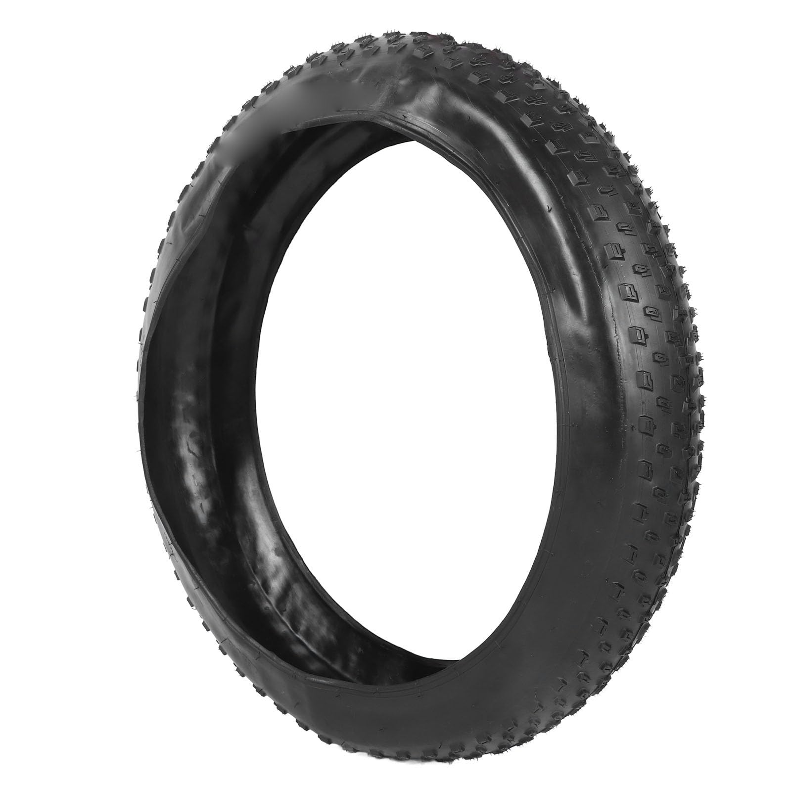 Elektryczne Opony do Rowerów śnieżnych, Opona do Rowerów śnieżnych 60Tpi Odporna na Przebicie Gruba Opona Rowerowa na plażę w Trudnym Terenie Jazda Uliczna (BLACK)