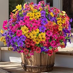 Mixed, 4 Colors Red Pink Purple Yellow