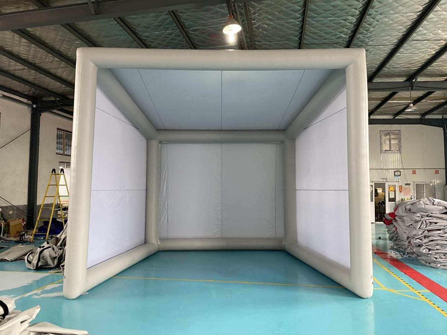 Tienda de campaña inflable hermética para práctica de golf para interiores y exteriores
