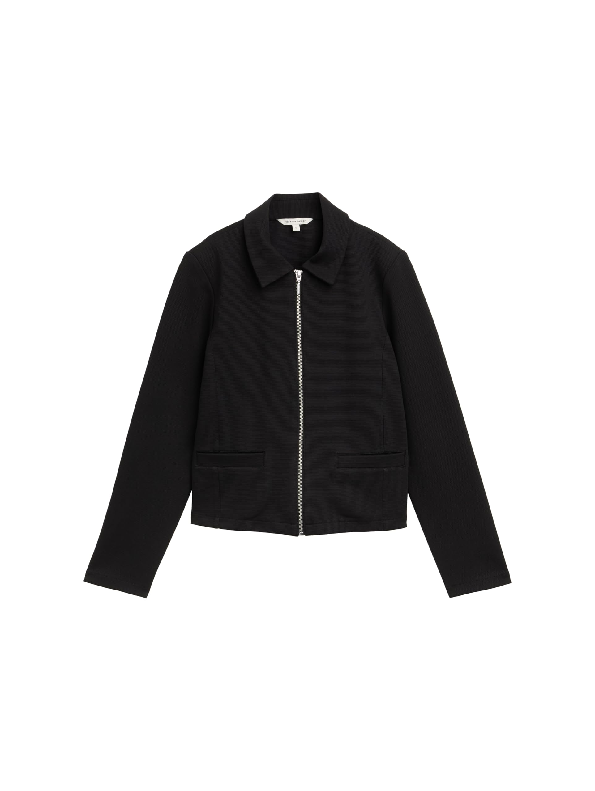 Tom Tailor Damen Regular Fit Jacke mit Reißverschluss
