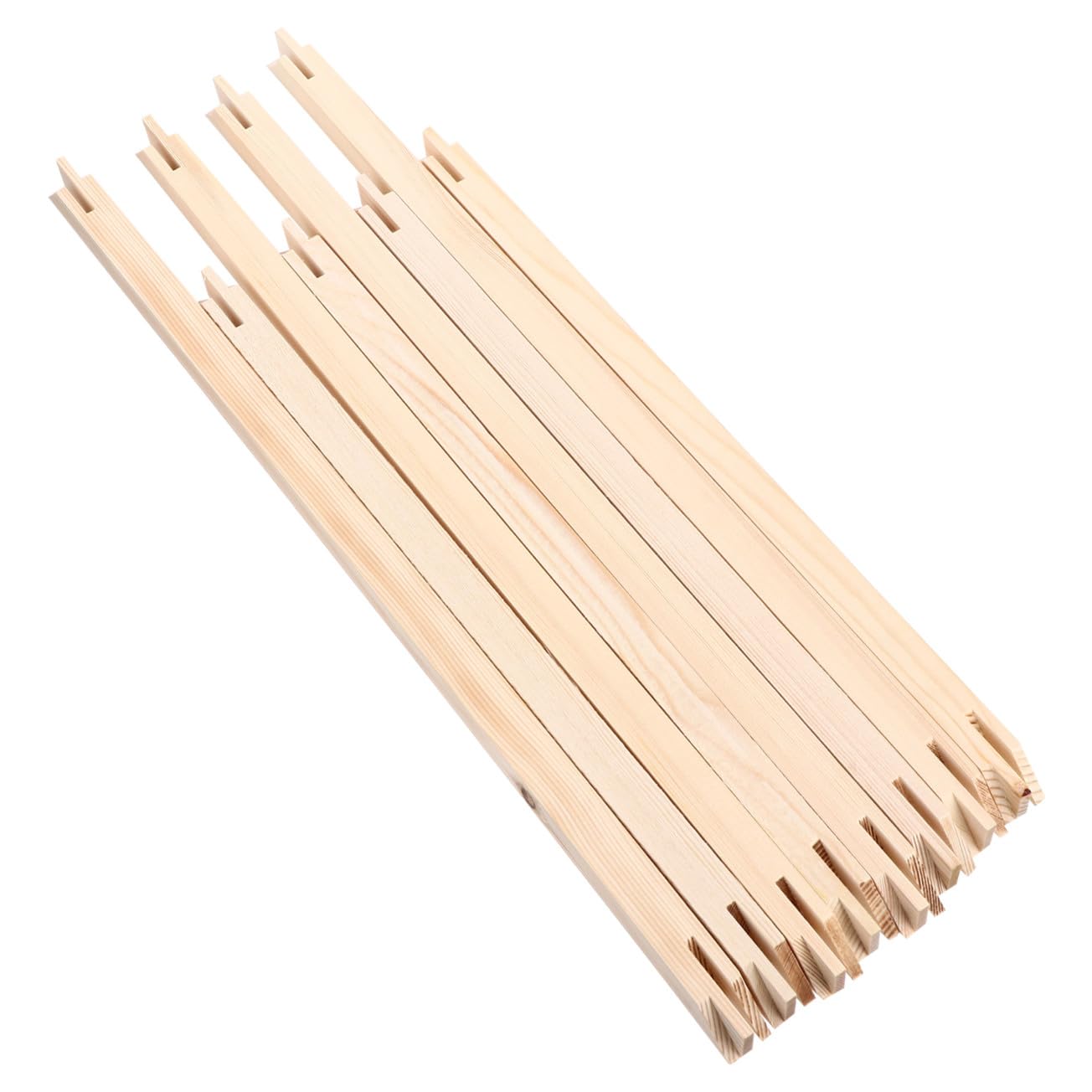 Cadre en Bois pour Peinture à l'huile, lot 8 pièces en bois massif pour châssis photo DIY