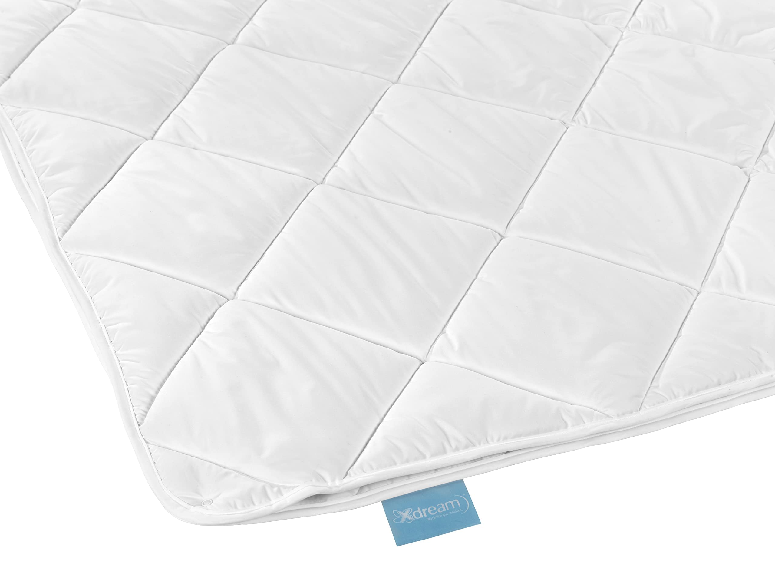 XDREAM Pure Couette 4 saisons - Couette divisible pour toutes les saisons - Convient aux personnes allergiques - 100 % microfibre - Certifié Öko-Tex - 220 x 240 cm