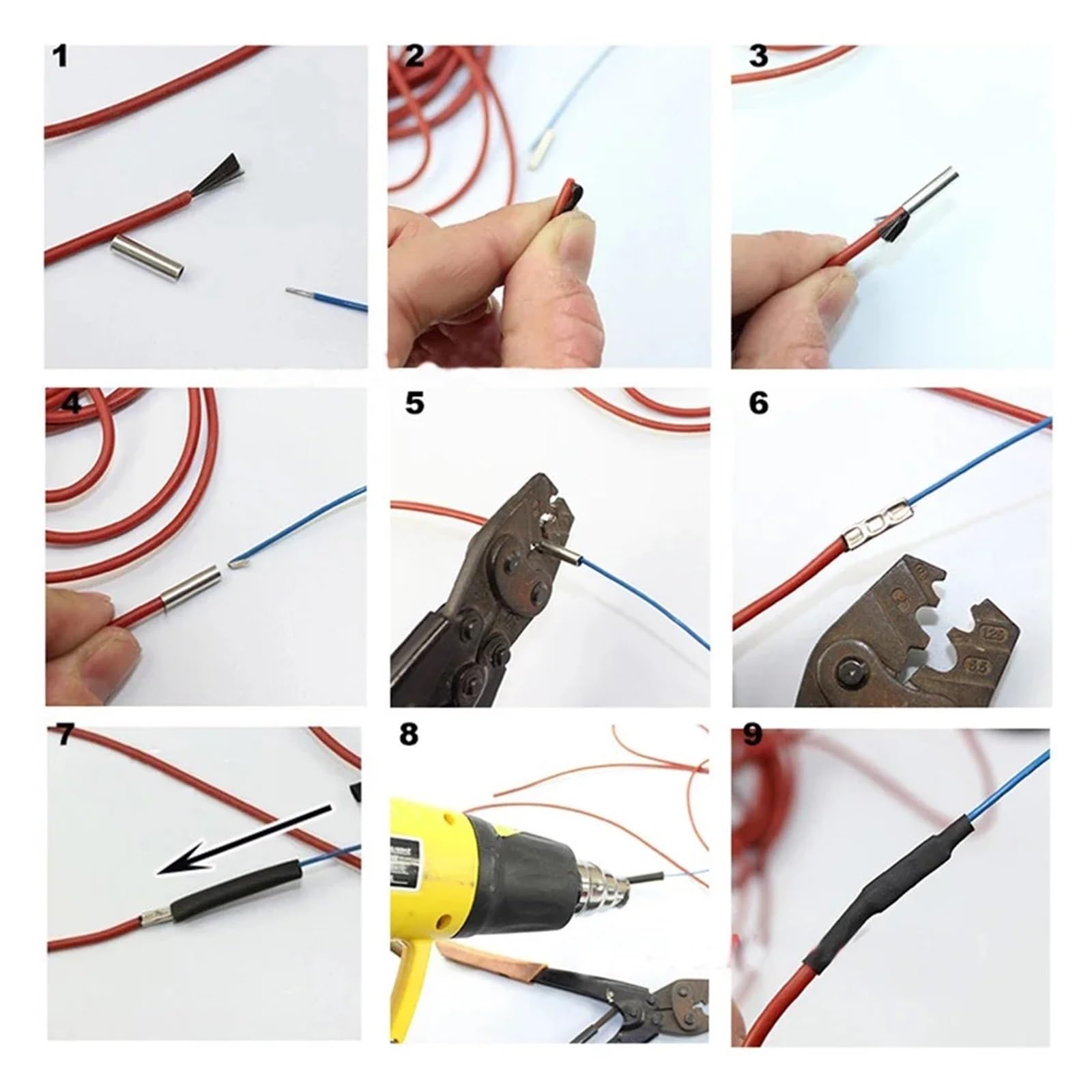 Kabel grzejny na podczerwień 12K o długości od 10 do 100 metrów, 33 Ohm/M, folia grzewcza, 220 V, z włókna węglowego, cewki(100m)