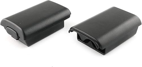 Miniatura 2 de E-outstanding Funda de batería 2 unids negro AA batería trasera cubiertas titulares conchas para Xbox 360 controlador inalámbrico