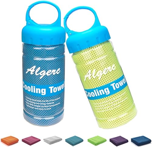 Miniatura 1 de Toalla de enfriamiento  Refrigeración instantánea para correr, entrenamiento, sudor, gimnasio, deportes, playa, yoga, golf, tenis, camping, bandana