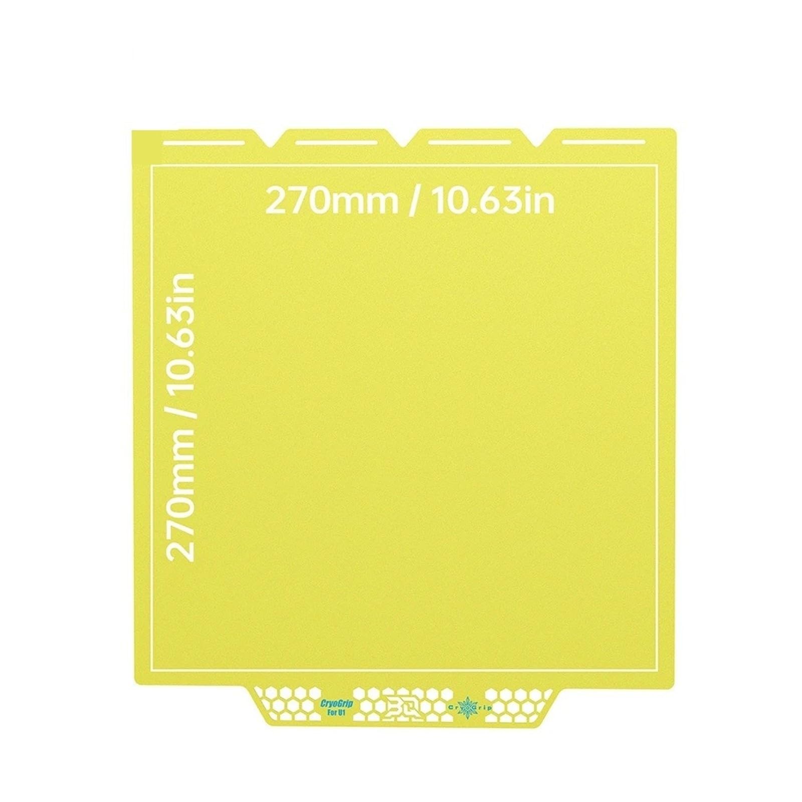 Aixinong1 Płyta konstrukcyjna Glacier/Frostbite Cool Plate dwustronna do drukarki 3D U1(Glacier-Yellow,2PCS)