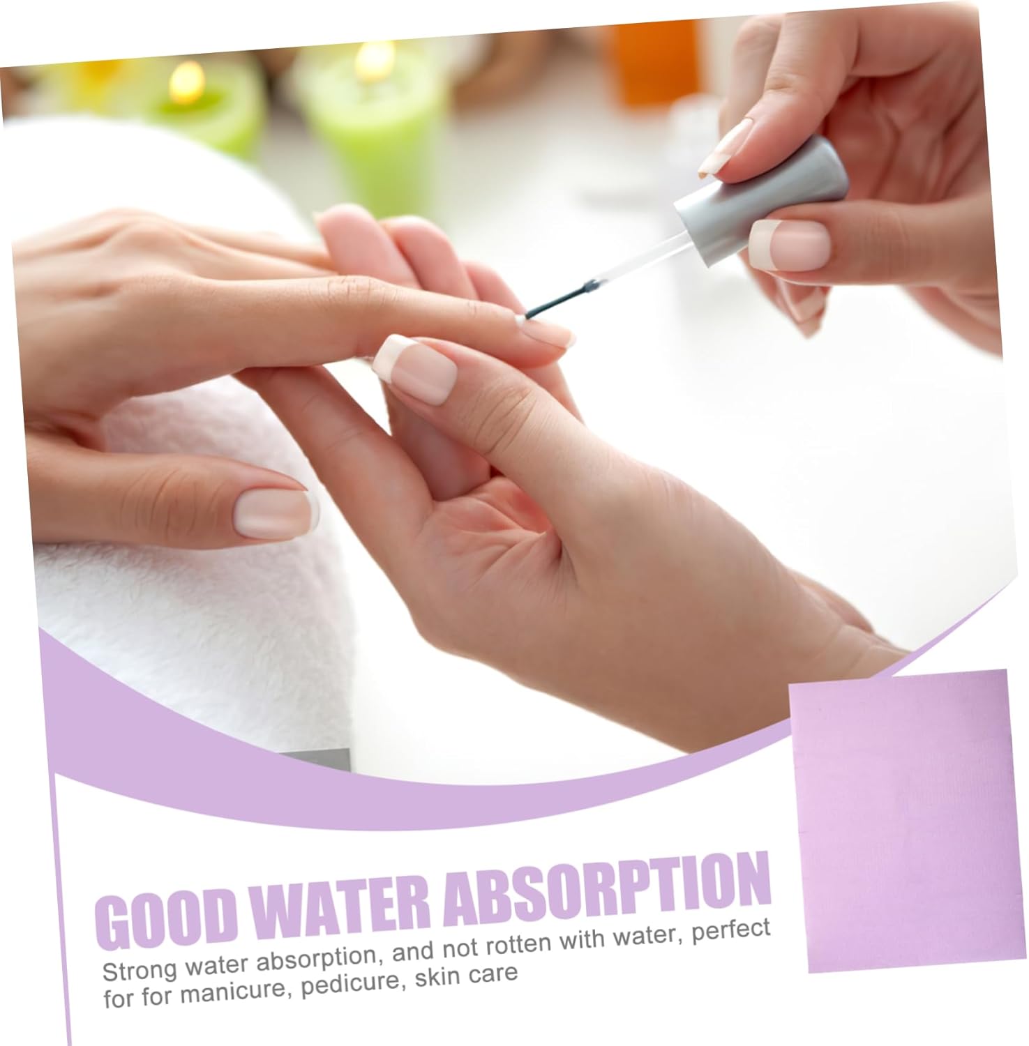 125sheets Plenty Paper Towel Table Cushion Easy to Use Nail Art Paper Salon Table Mat Non-woven