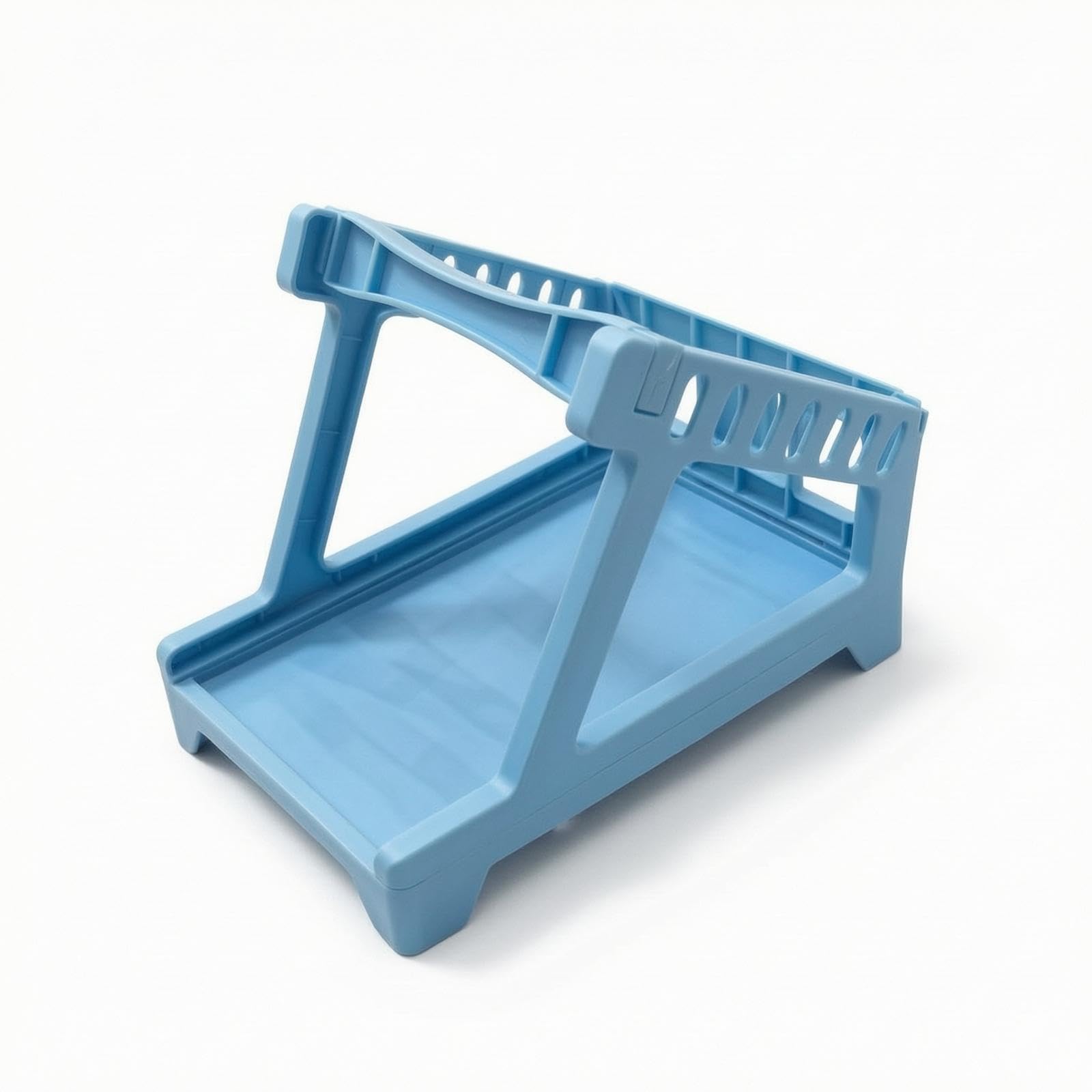 Thermal Printer Stand Angled Waybill Box Holder Open-Frame Stand with Sloped Surface for Online Sellers, Shippers Stations, Desktop Blue-image-37