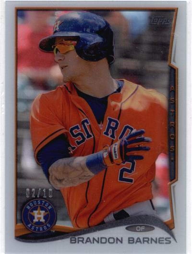2014 Topps Clear #75 Brandon Barnes Astros MLB Baseball Card /10 NM-MT