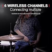 Vista 6 de Sistema de monitores intrauditivos inalámbricos Xvive U4