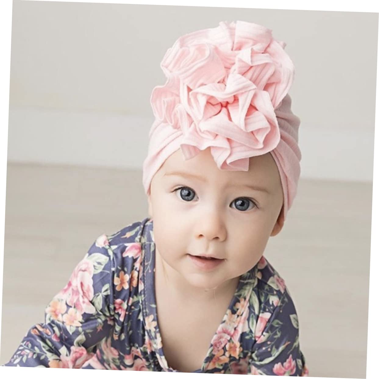 BESTYASH 12piezas Gorro Beanie Creativo Lazo Floral para Bebés Conjunto De Accesorios Adorables para Infantes De Años y Transpirable