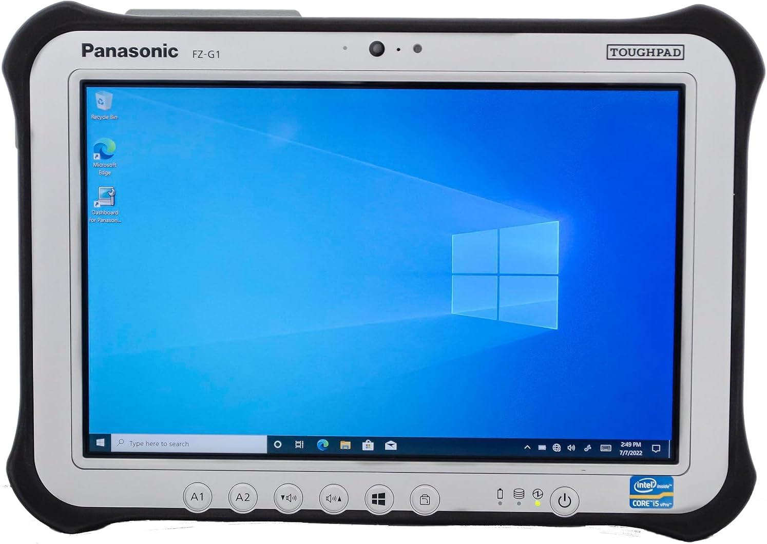 Panasonic Toughpad FZ-G1 MK1, Intel i5-3437U, 10.1 WUXGA Multi Touch Digitizer, 8GB, 256GB SSD, LAN, 4G LTE, Insertable Smart Card Reader, Long Life Battery, Win 10 Pro (Renewed)