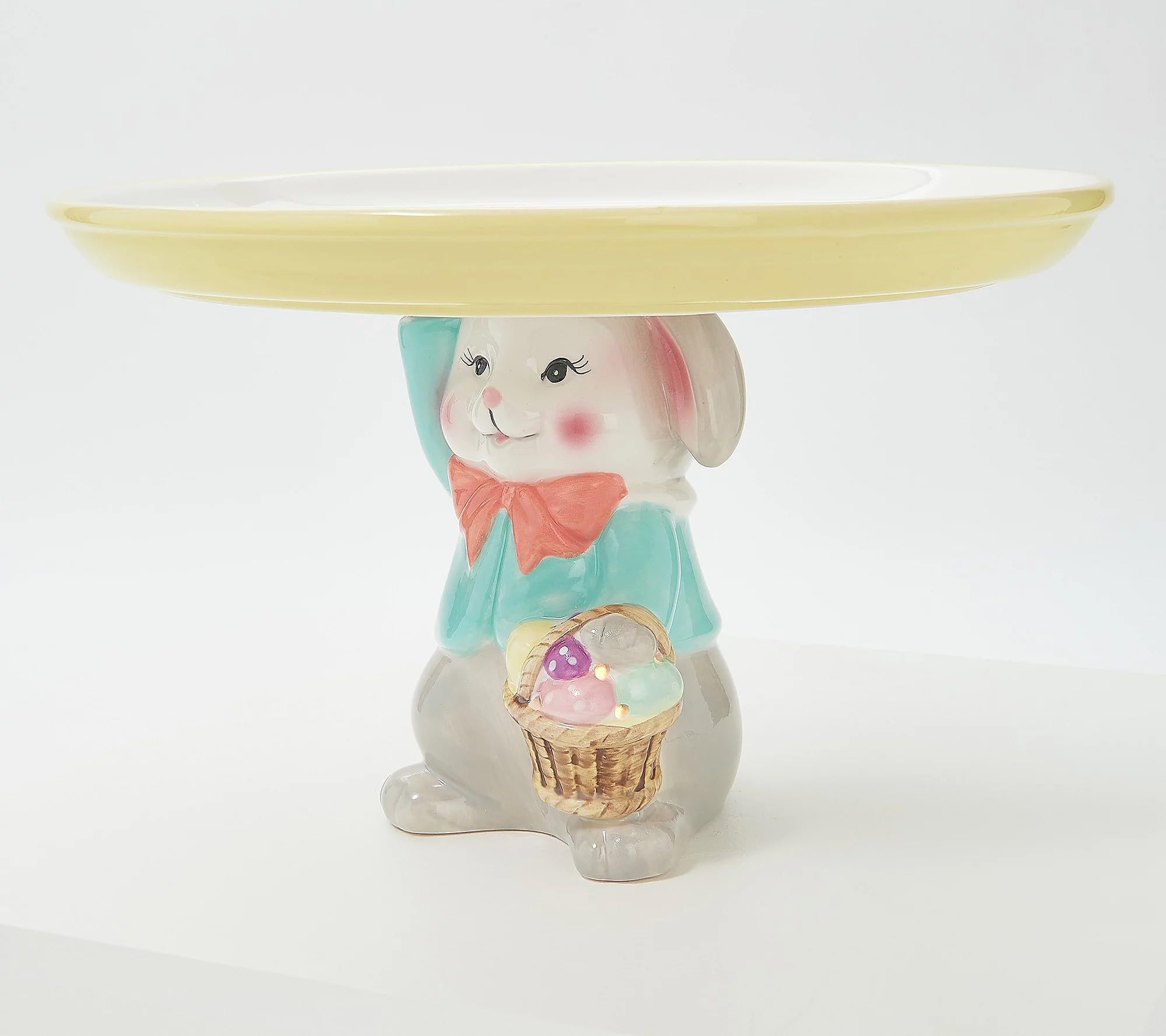 Amazon.com: Easter Bunny Cake Stand Illuminated Figural Bunny Cake