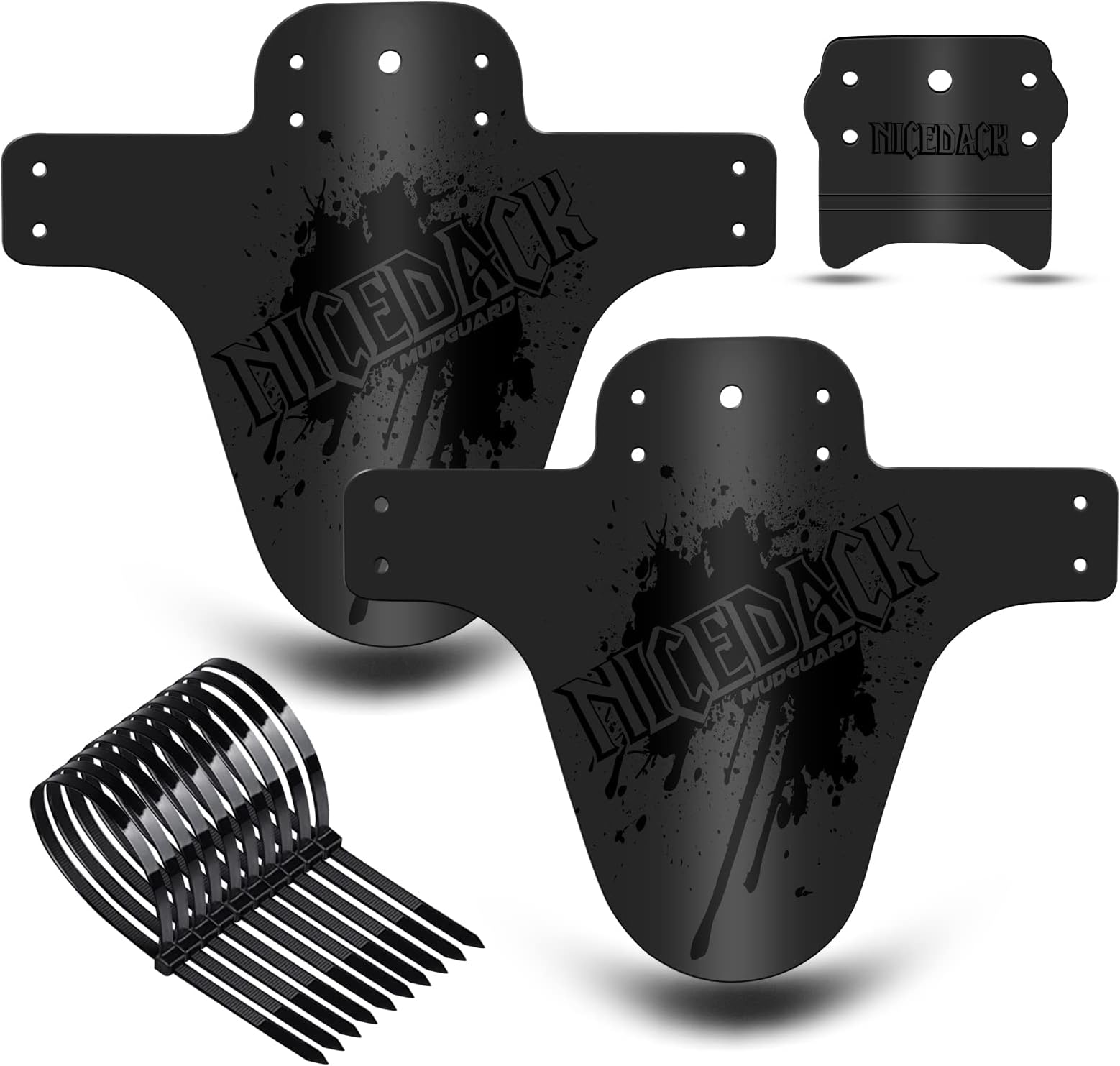 Mud Guard, 2Pcs MTB Bicycle Mudguards for 26" 650B 27.5" 29" MTB Mountain Bike Rear and Front Mudguard Fender
