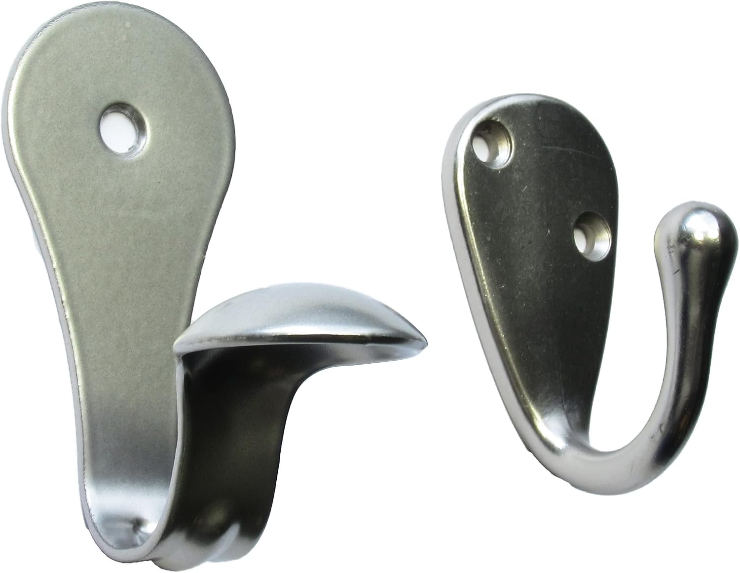 SmartHook ColorZ Garment Friendly Single Coat Hook Satin Nickel