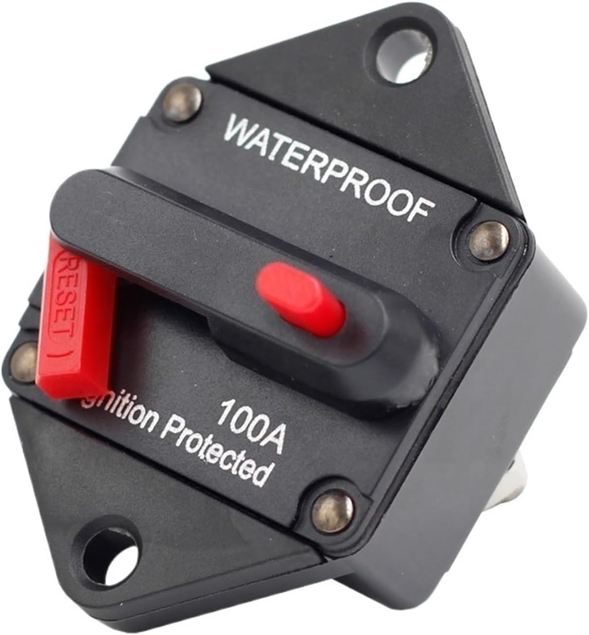 100A 150A 200A 300A Amp Car Auto Audio Boat Waterproof DC Motor Operator Fuse Holder Circuit Breaker(30A)