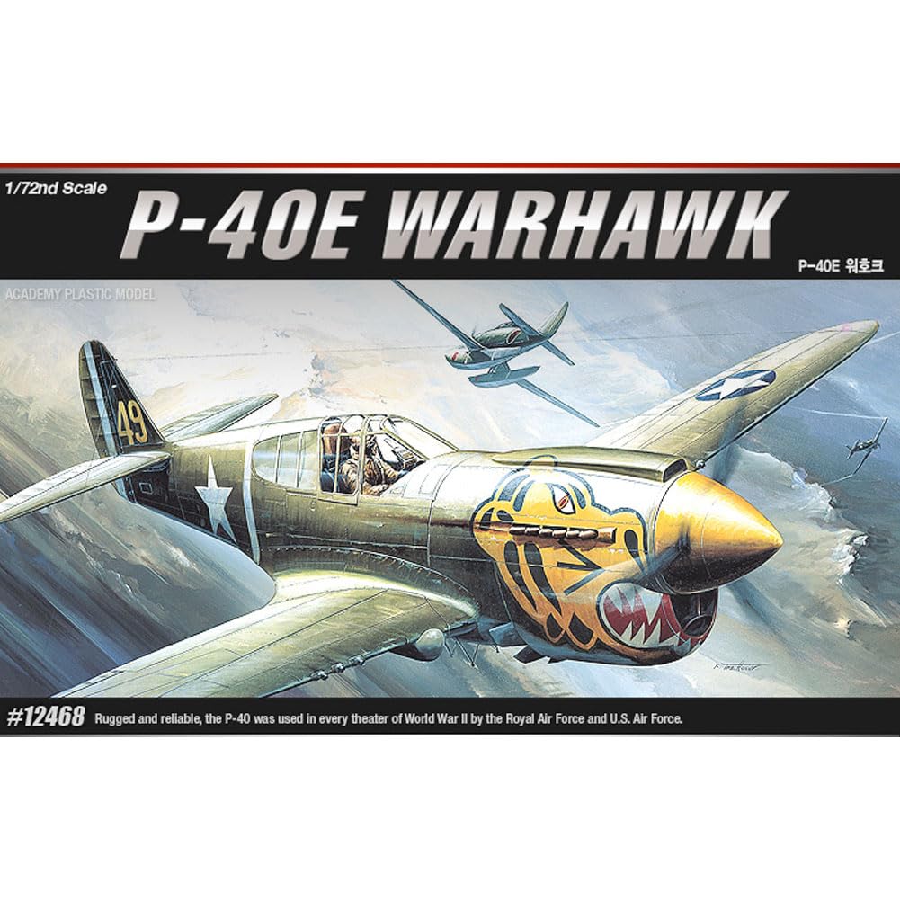 Amazon | [アカデミー][ACADEMY] [1/72] 12468 P-40E ウォーホーク [1