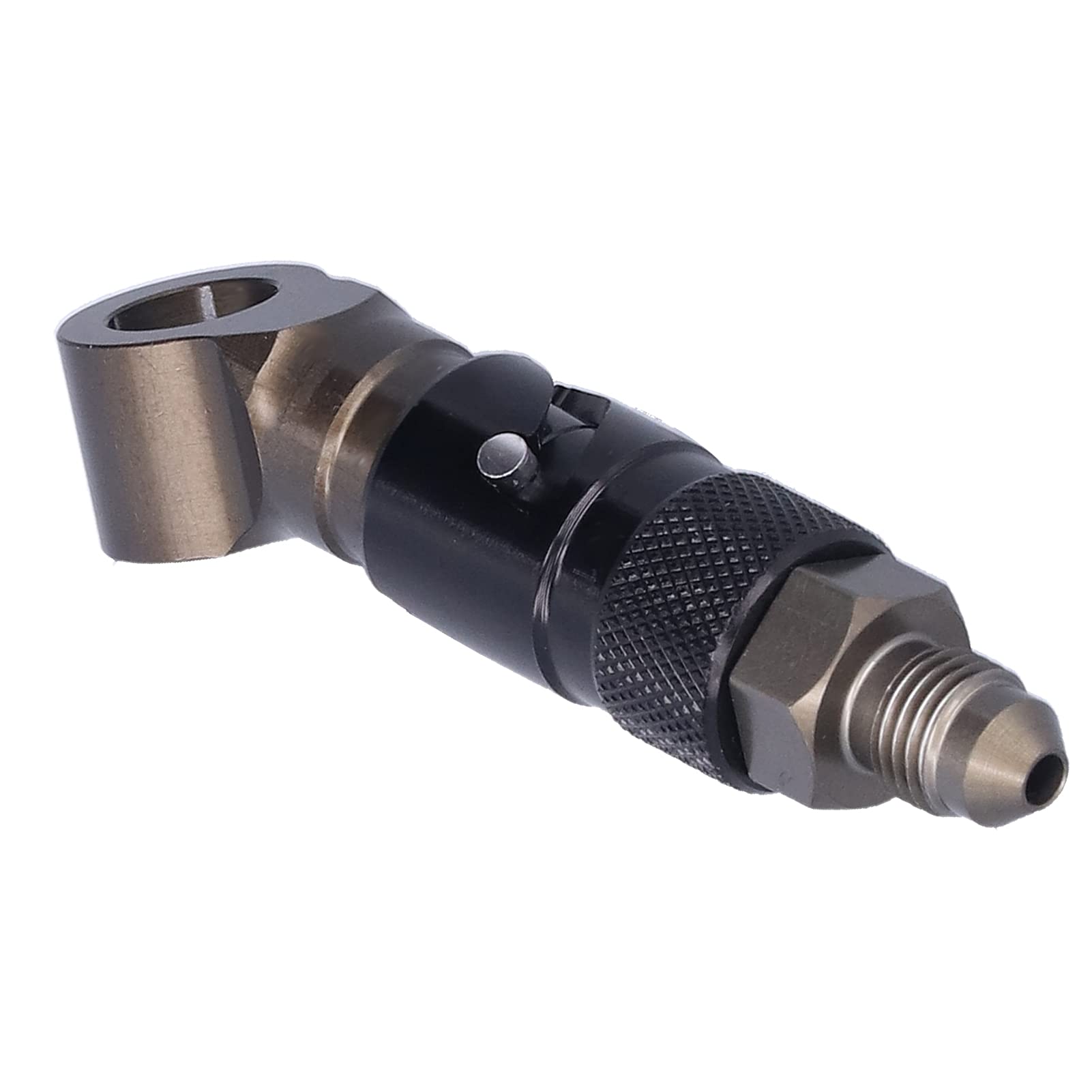 Raccordo Linea Freno Moto, AN3 Connettore a Sgancio Rapido Universale in Lega di Alluminio Connettore Linea Freno per Tubo Freno Olio Combustibile Fluido Tubo(SW-21034-BL)