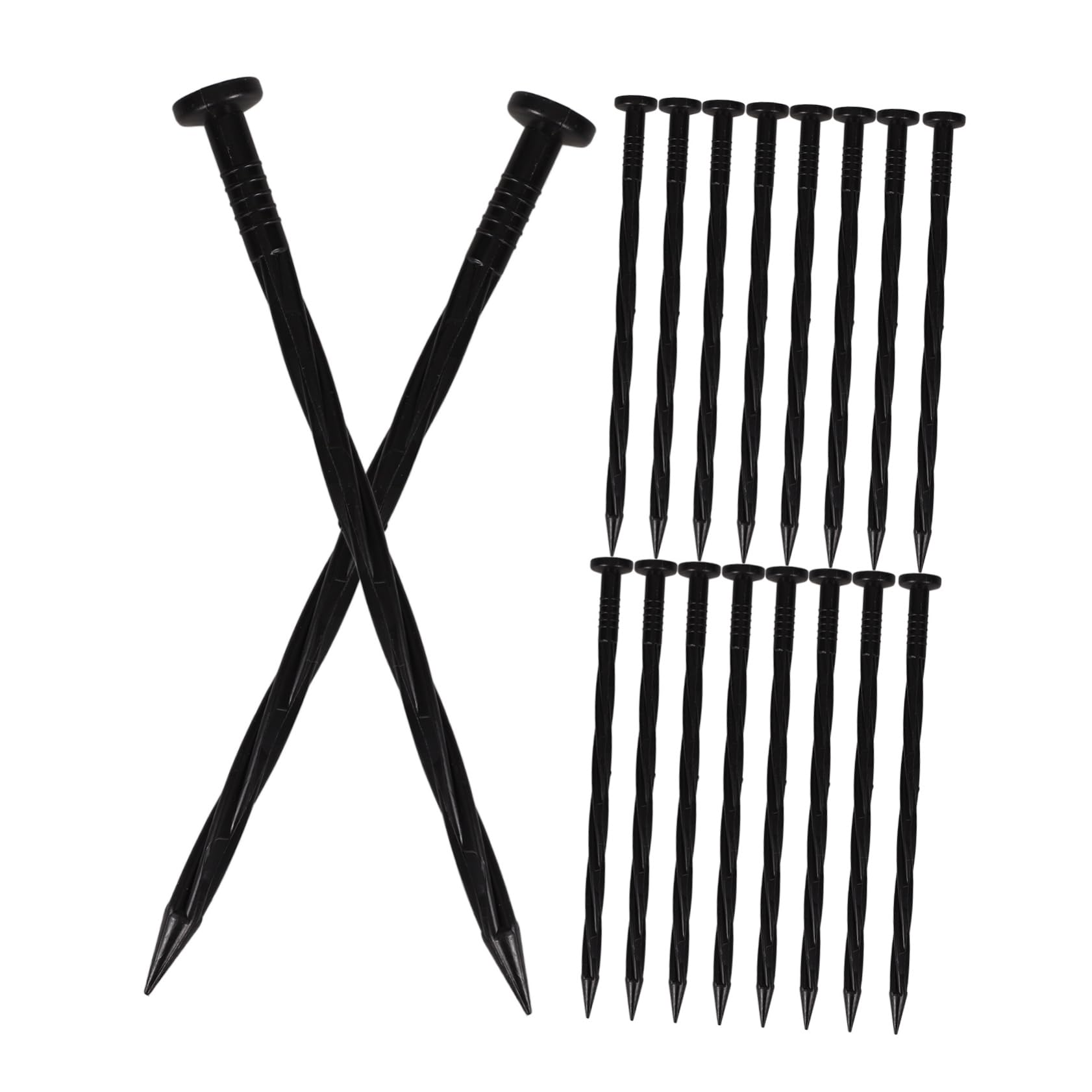 BESPORTBLE 3 Set di Picchetti da Giardino in Plastica per Giardinaggio Facile Installazione 30 Pezzi * 3