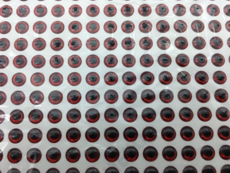 300 piezas de ojos 3D para pesca, accesorios DIY miniatura 6