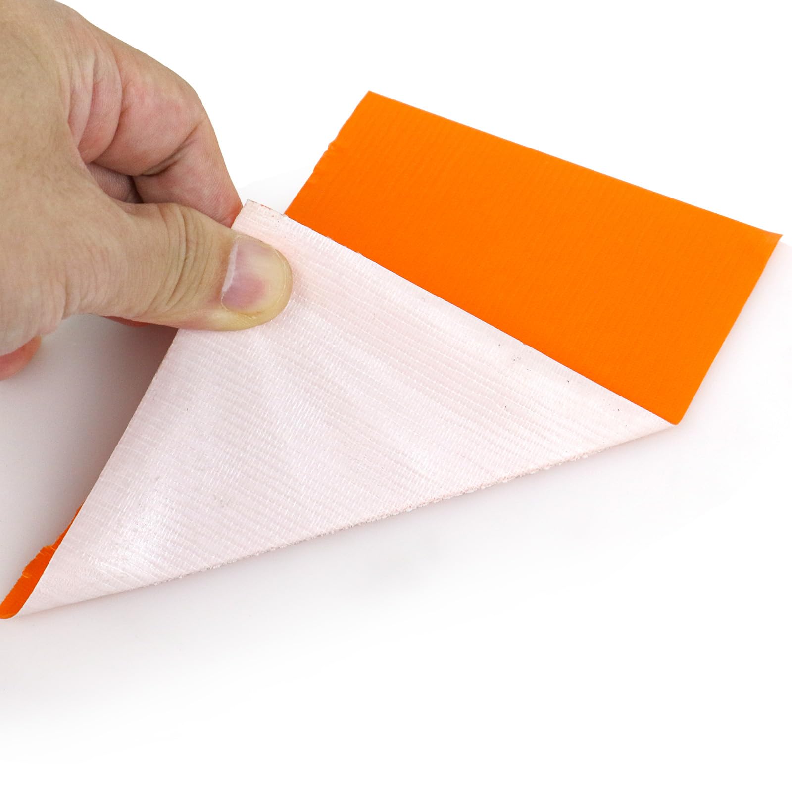 BOMEI PACK Cinta adhesiva de tela naranja de 150 mm x 50 m, reforzada, resistente al agua, cinta adhesiva resistente para fijar reparaciones, manualidades, etiquetado, cajas de sellado para trabajos