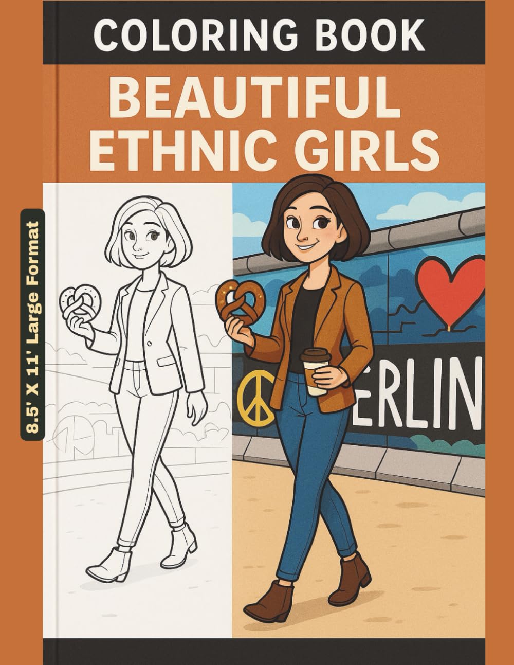 Coloring Book – Beautiful Ethnic Girls: Global Beauties to Color and Celebrate (Coloring Books)