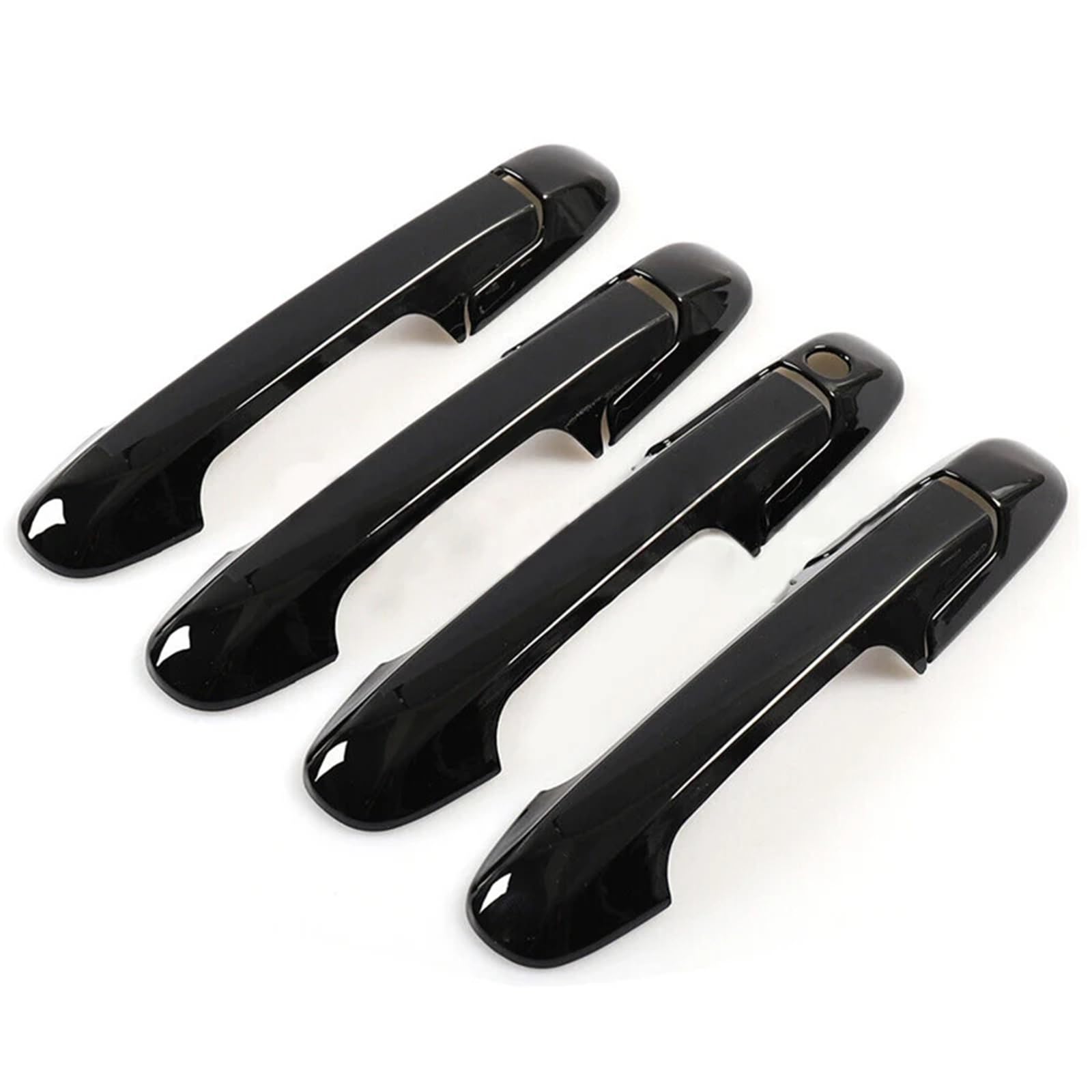 RDWSPLI Exterior Handle Shell Compatible with for Accord Sedan 2003 2004 2005 2006 2007 Black ABS Car Door Handle Cover Trim