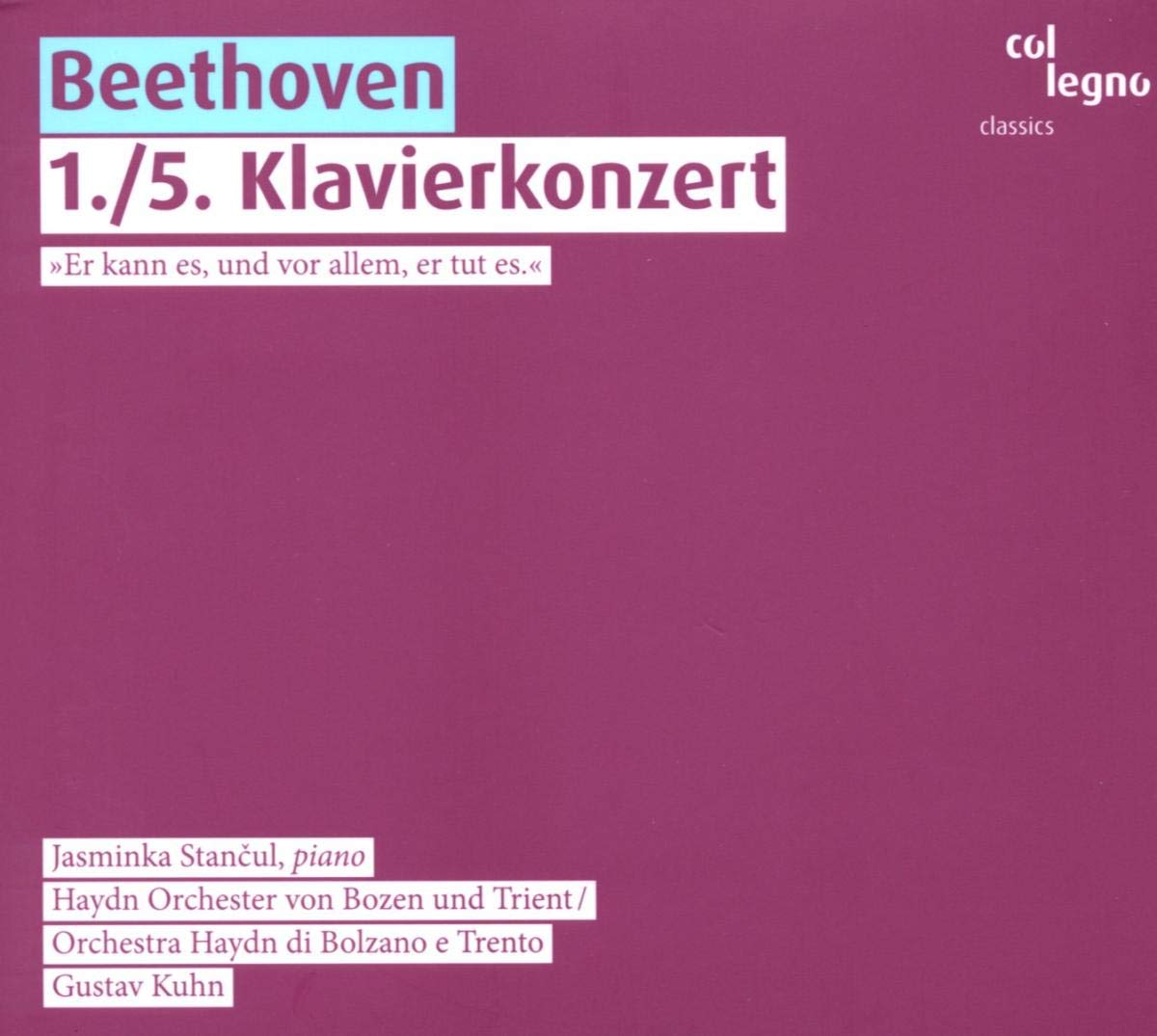 Beethoven: Klavierkonzert 1./5.