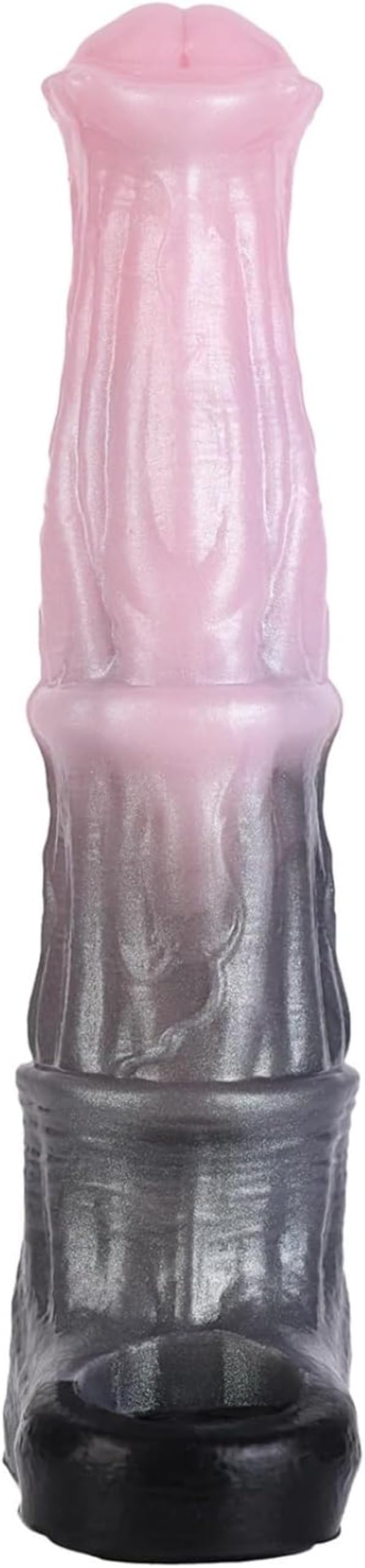 Gaine d'allongement du pénis réutilisable, gaine fermée et creuse à enfiler autour du pénis, sextoy en silicone avec anneau pénien