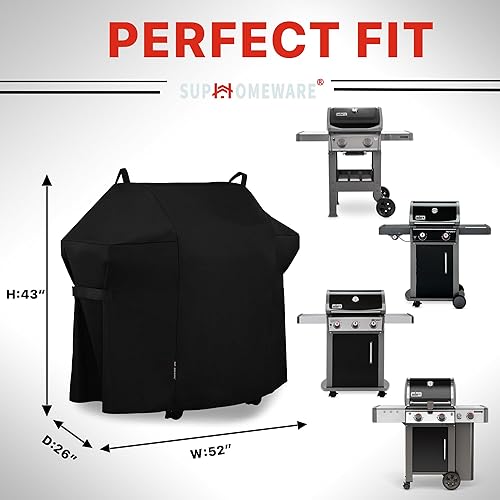 Miniatura 8 de Suphomeware Cubierta para parrilla Weber de 22 pulgadas Performer Deluxe carbón, resistente al agua, resistente al agua, 7152