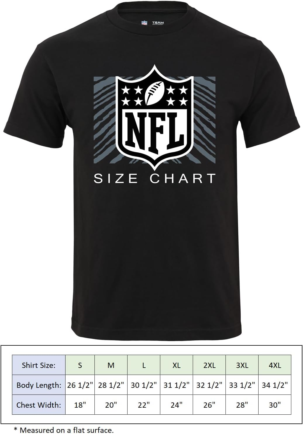 Zubaz NFL Adult Unisex Cotton Heavyweight Short Sleeve T-Shirt Black with Grey Tonal Tunnel Logo for Men and Women