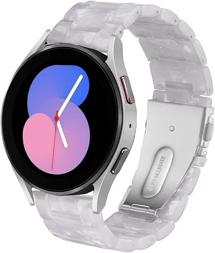 Vista 260 de Correas compatibles con Samsung Galaxy Watch 7 / FE / 6/6 Classic / 5/5 Pro / 4/4 Classic / 3 de 1.614 in / Huawei GT3 de 1.654 pulgadas, 0.787