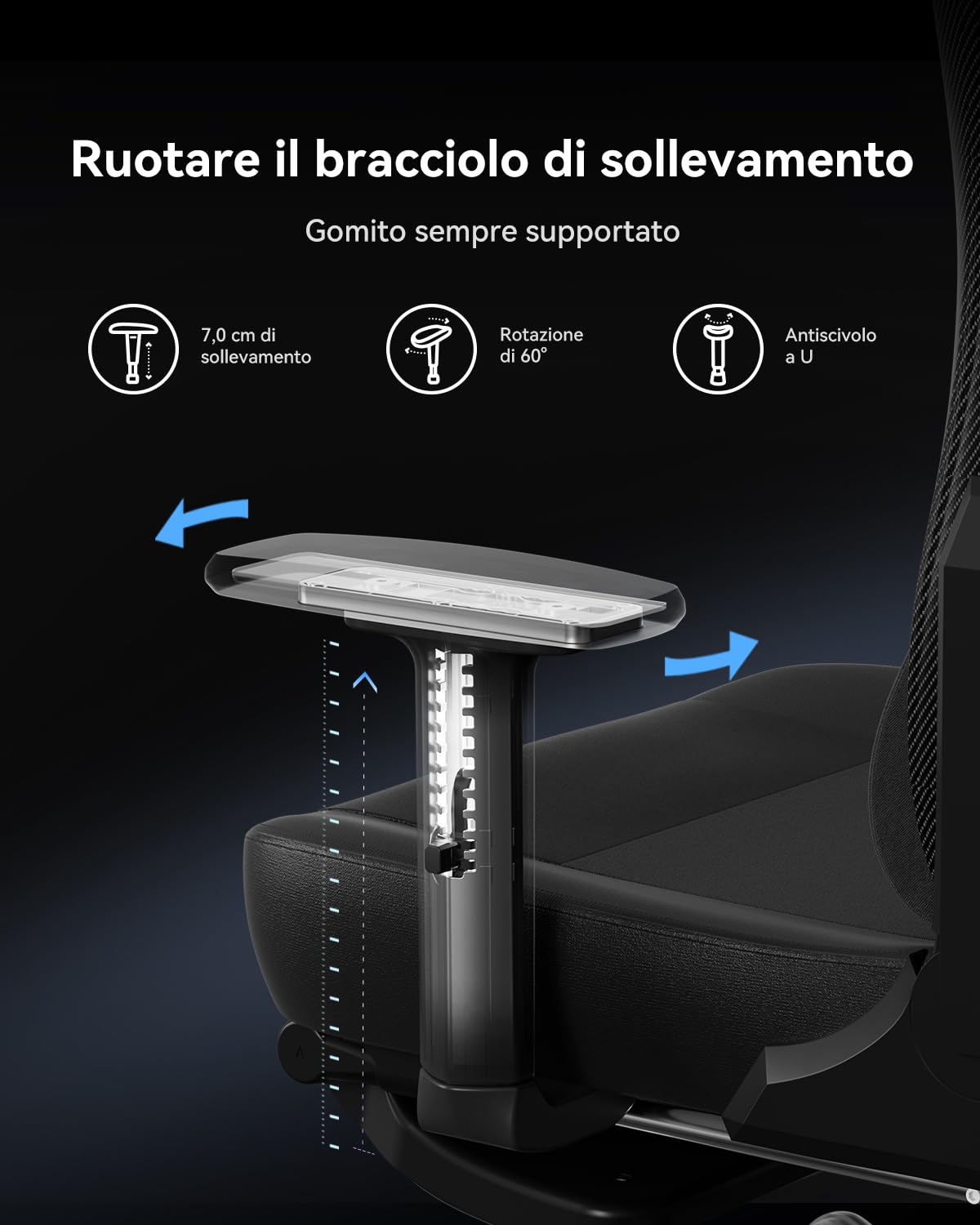 AutoFull C3 Sedia Gaming, Ergonomica Sedia da Gaming con Schienale Regolabile 155°, Supporto Lombare Ergo 3D, Poggiapiedi, Pelle PU - Design in Stile Racing (Nero)