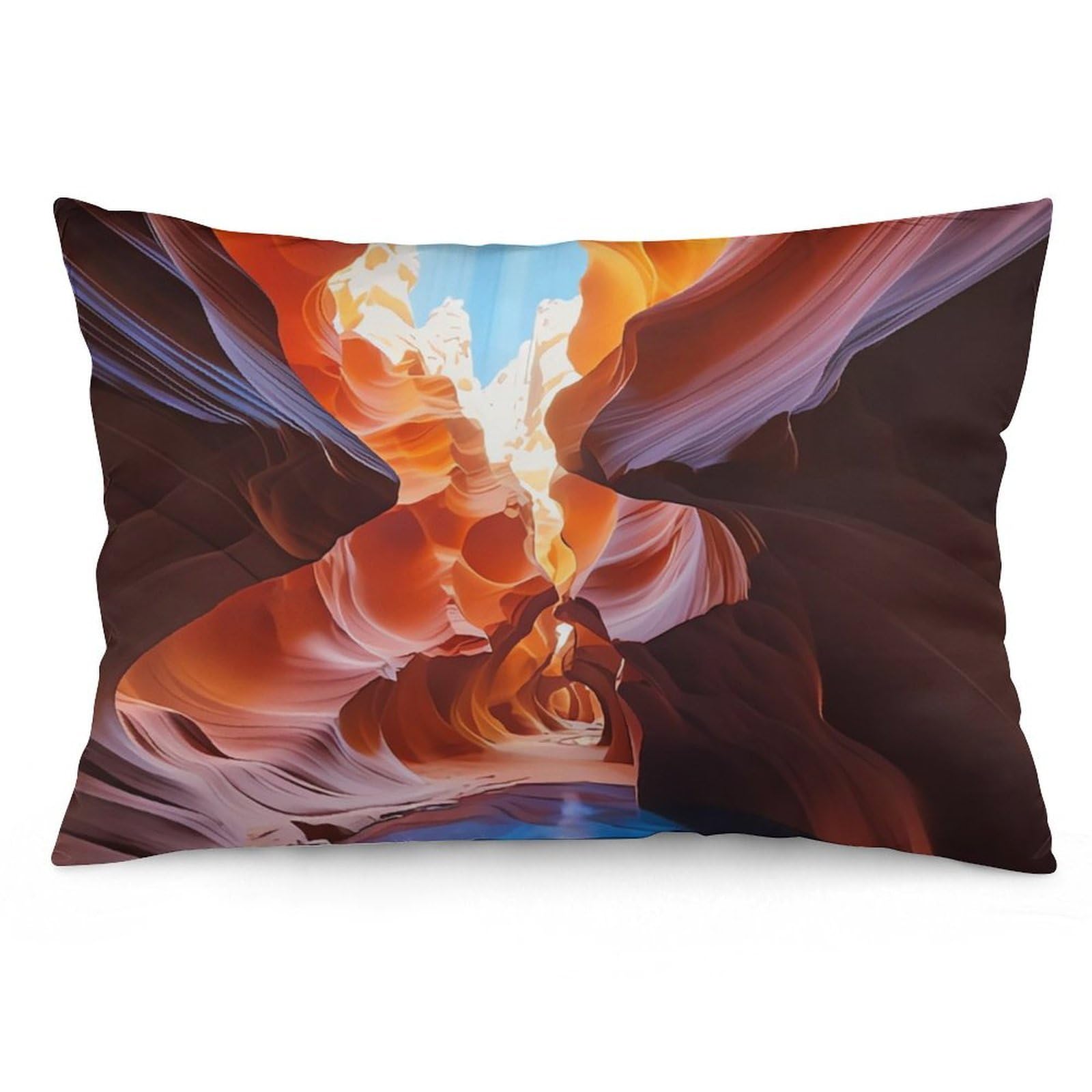 NTVOWPZO 2 Pack Decoration Throw Pillow Covers 20"x30" Pillowcases Covers Antelope Canyon Pillowcases Modern Farmhouse Home Decor Sofa Cushions Covers for Couch Bed Living Room