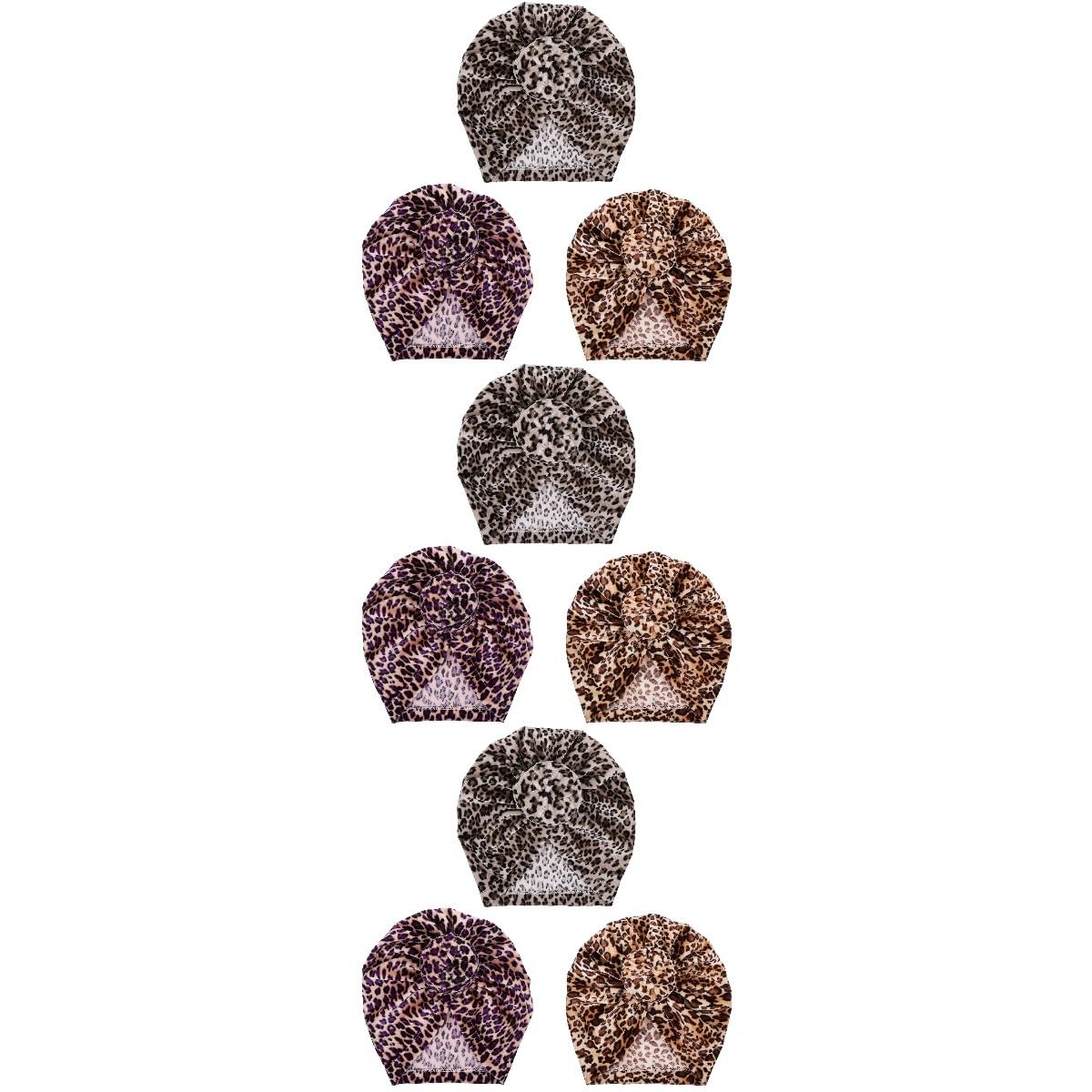 LIFKOME Mit Leoparden Muster Kinderhaube Babymützen -turbanmütze -Turban-mütze Wintermütze Wintermütze - -Hut Babymütze Aus Baumwolle 3st