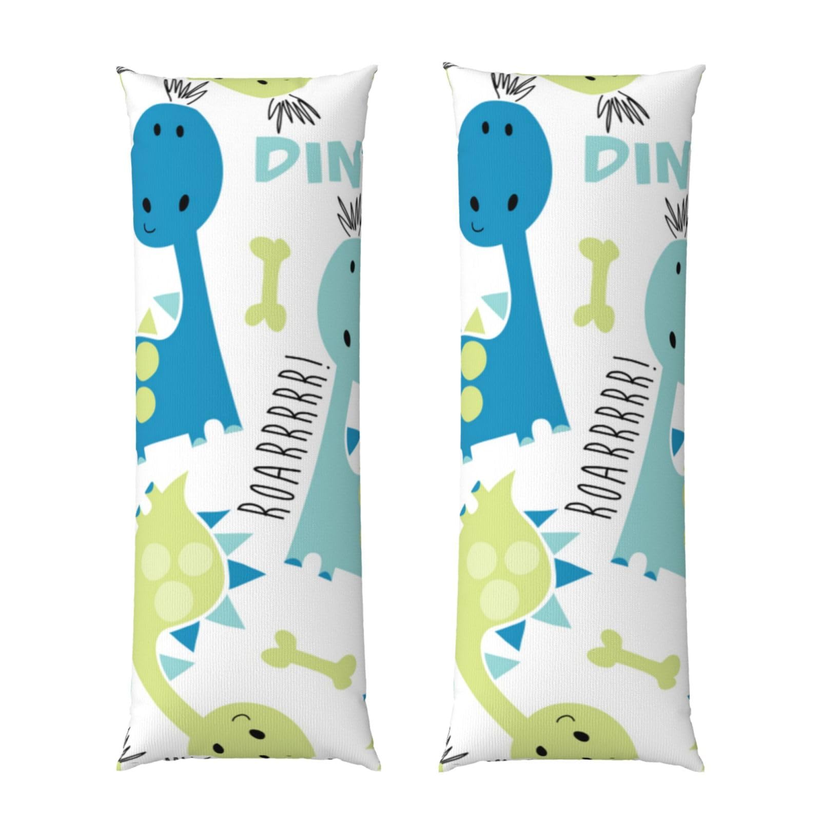 Taie d'oreiller dinosaure 50,8x152,4 cm housse traversin