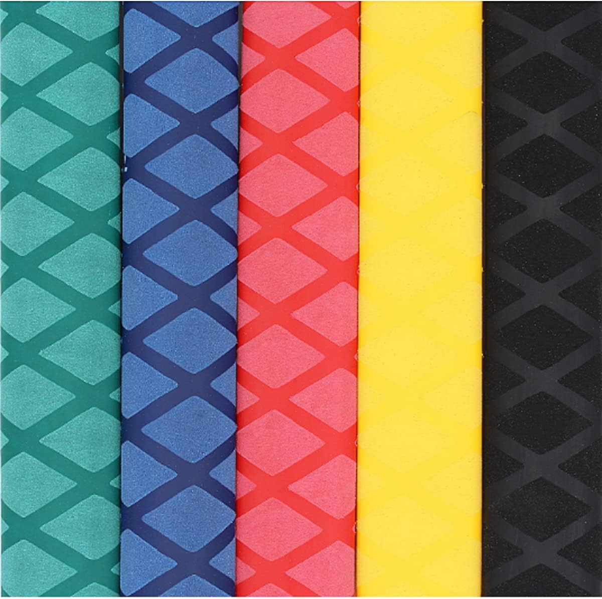 Gaine thermorétractable antidérapante de 22 mm – Housse antidérapante à motifs rouges pour isolation électrique, protection flexible contre l'électricité, design durable résistant à la transpiration.