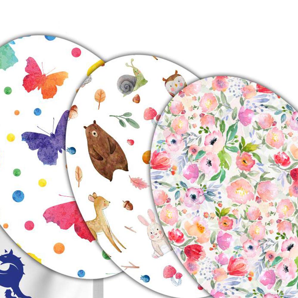 All Things Cute Ovals Combo: 15 Pack Adhesives (Select Your Adhesive and Customize for Your CGM or Insulin Pump)