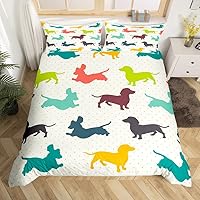 Set di Biancheria da Letto 100% Cotone, Copripiumino con Stampa a