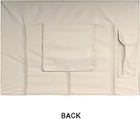 Vista 5 de KHOMO GEAR Funda de TV para exteriores, serie Sahara, protector universal resistente a la intemperie para TV de 22 a 24 pulgadas, se adapta a