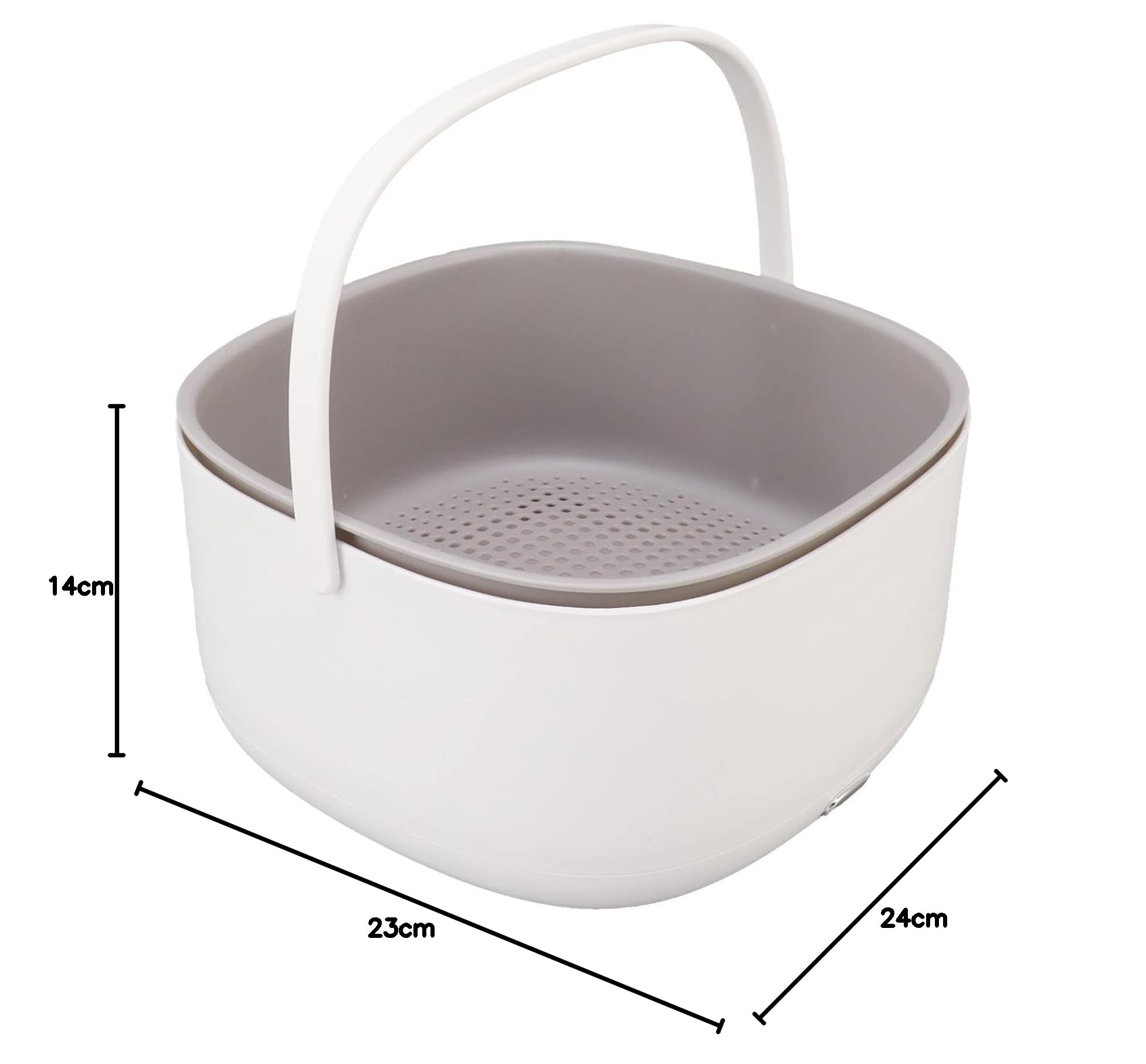 Machine à Laver Les Fruits et Légumes, Nettoyeur de Panier de Lavage de Riz, élimination de la saleté des Aliments à 360 Degrés, Nettoyage pour la Maison, Gadgets de